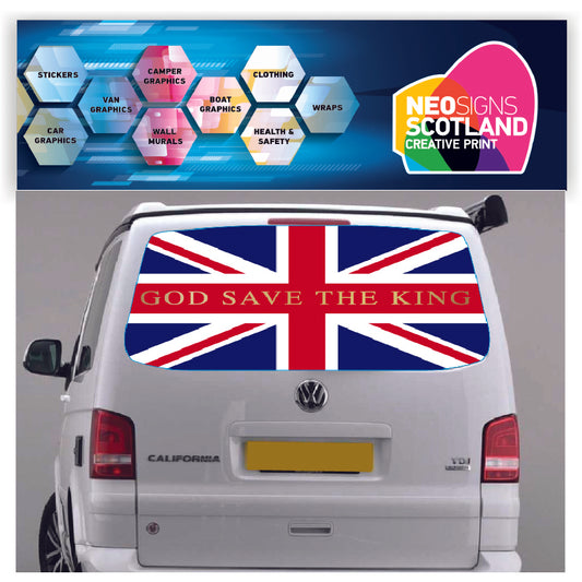 TRANS027 United Kingdom Tailgate wrap for VW Volkswagen Transporter T5 T6