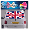 TRANS028 United Kingdom Tailgate wrap for VW Volkswagen Transporter T5 T6