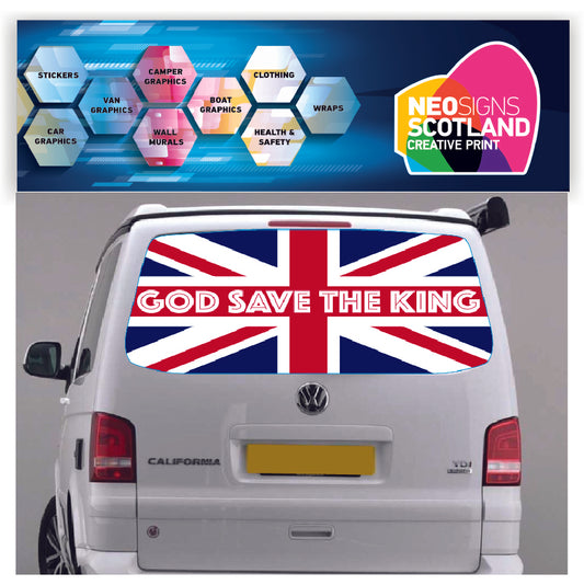 TRANS028 United Kingdom Tailgate wrap for VW Volkswagen Transporter T5 T6