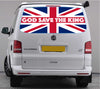 TRANS028 United Kingdom Tailgate wrap for VW Volkswagen Transporter T5 T6