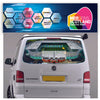 TRANS031 Celtic Football Stadium Tailgate wrap for VW Volkswagen Transporter T5 T6