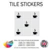 VTS01-VTS10 Tile Stickers Vinyl Wall sTiles Decals Kitchen Home Decor 3 Sizes and Various Designs Available