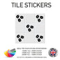 VTS01-VTS10 Tile Stickers Vinyl Wall sTiles Decals Kitchen Home Decor 3 Sizes and Various Designs Available