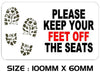 TAXI01-16 Taxi Warning stickers Printed Vinyl Label Taxi Cab Minibus Shop various sizes