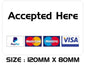TAXI01-16 Taxi Warning stickers Printed Vinyl Label Taxi Cab Minibus Shop various sizes