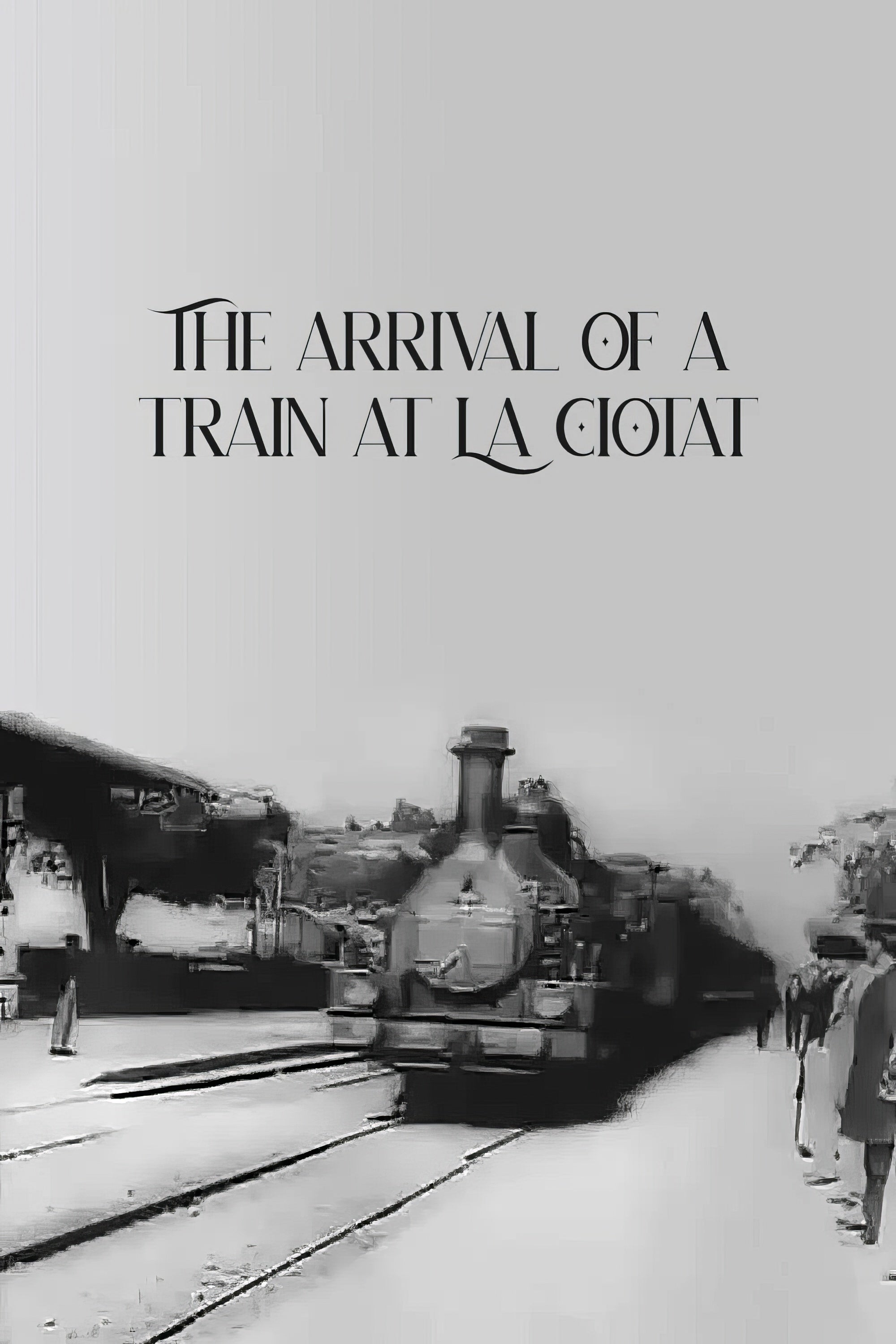 1910 The Arrival of a Train at La Ciotat (1897) Film/Movie Premium Waterproof & Tear Resistant Posters