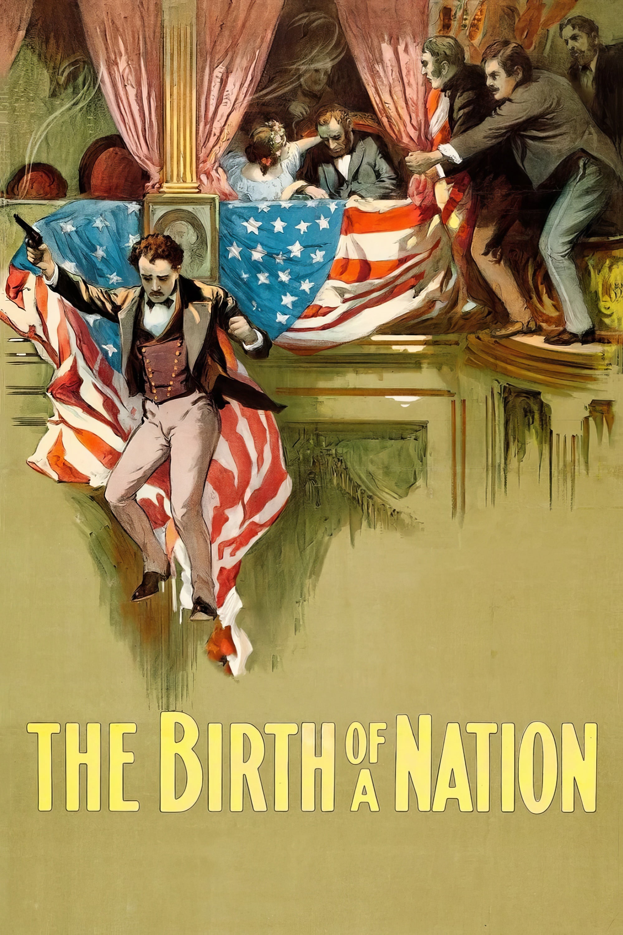 1910 The Birth of a Nation (1915) Film/Movie Premium Waterproof & Tear Resistant Posters
