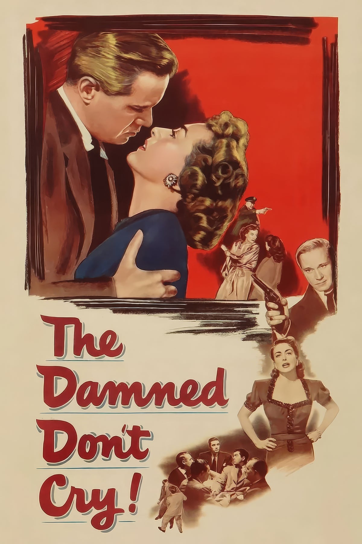 The Damned Don_t Cry (1950) Film/Movie Premium Waterproof & Tear Resistant Posters