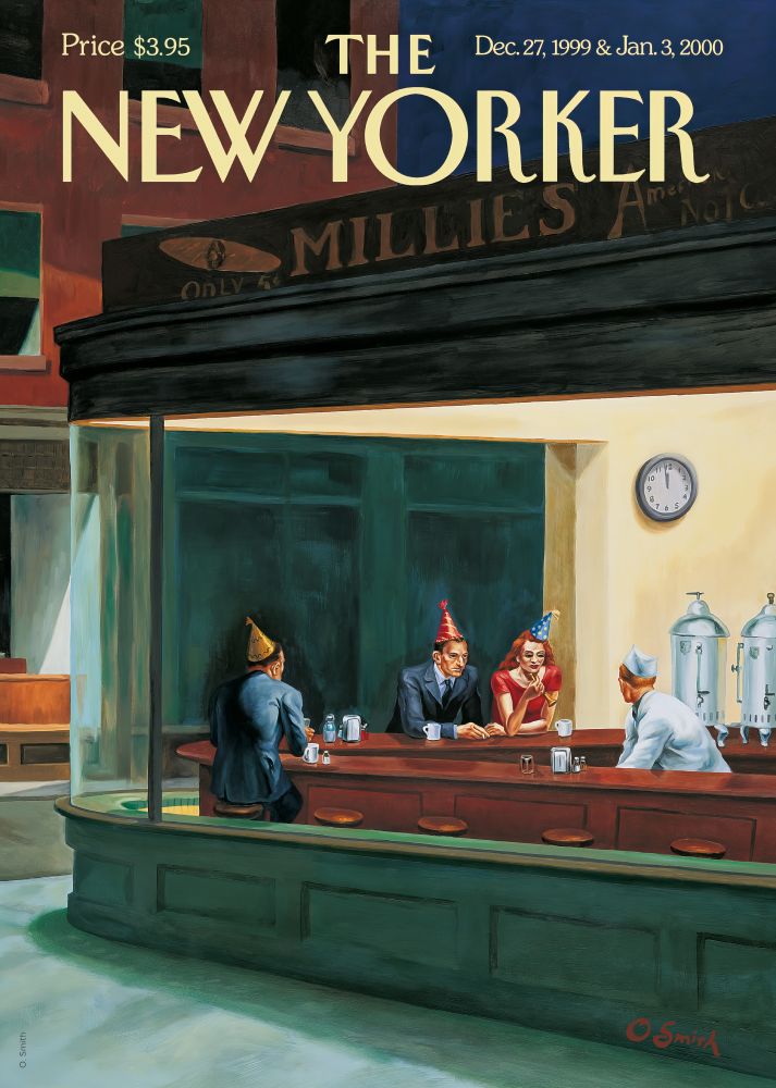 New Yorker Poster Printed | Premium Waterproof & Tear Resistant Full Colour Posters