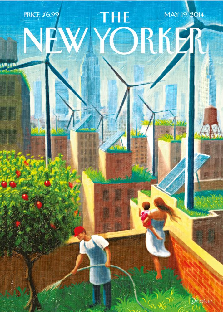 New Yorker Poster Printed | Premium Waterproof & Tear Resistant Full Colour Posters