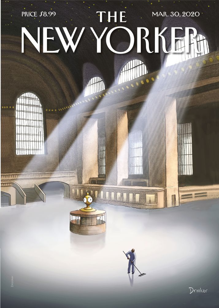 New Yorker Poster Printed | Premium Waterproof & Tear Resistant Full Colour Posters