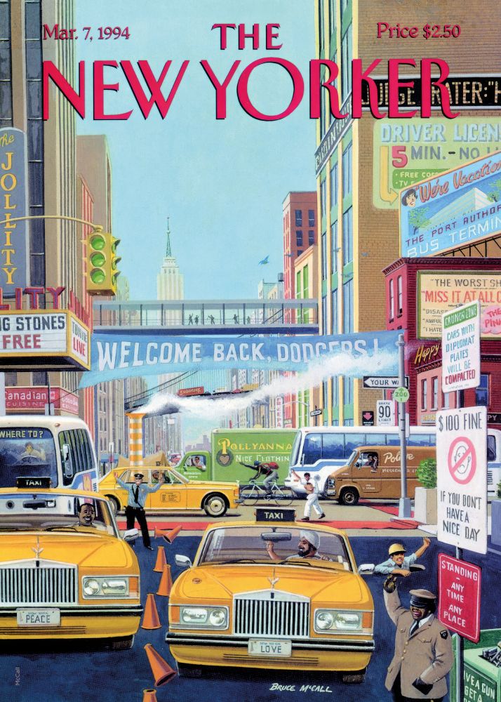 New Yorker Poster Printed | Premium Waterproof & Tear Resistant Full Colour Posters