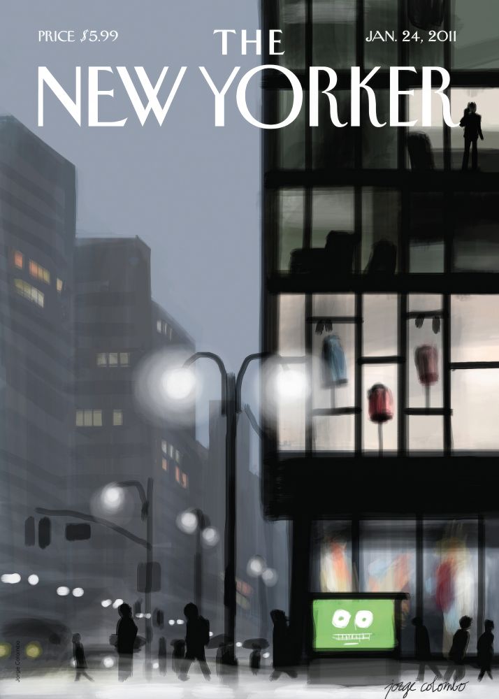 New Yorker Poster Printed | Premium Waterproof & Tear Resistant Full Colour Posters