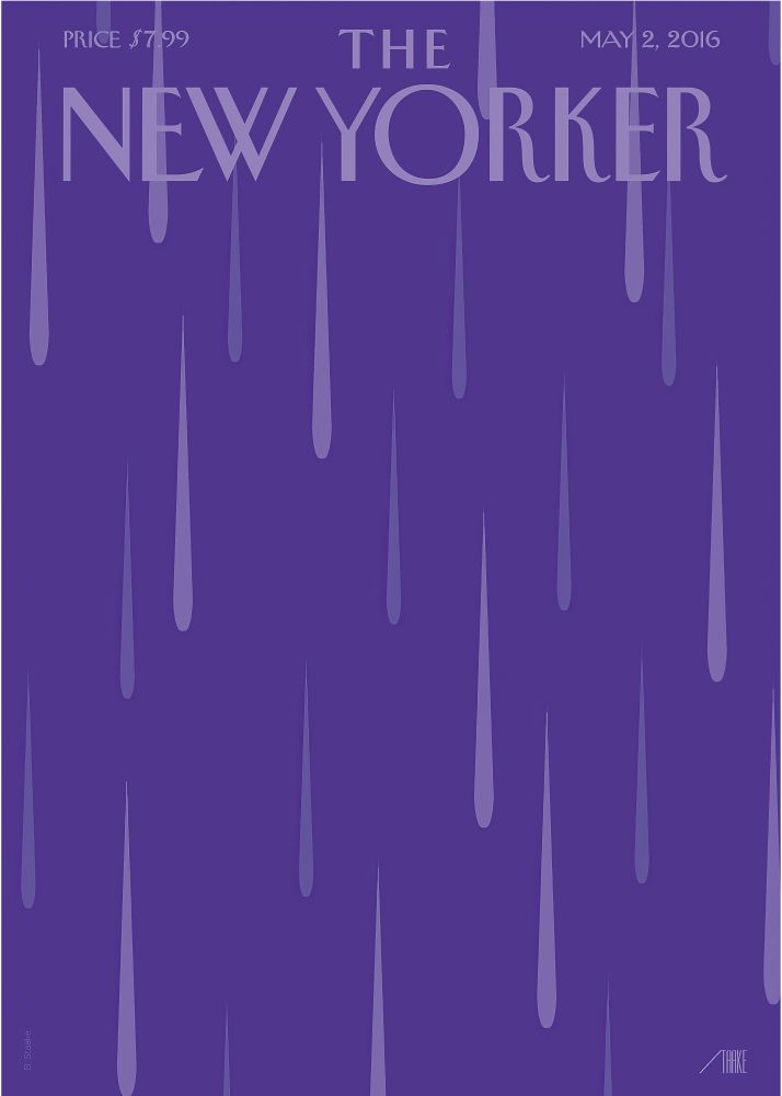 New Yorker Poster Printed | Premium Waterproof & Tear Resistant Full Colour Posters