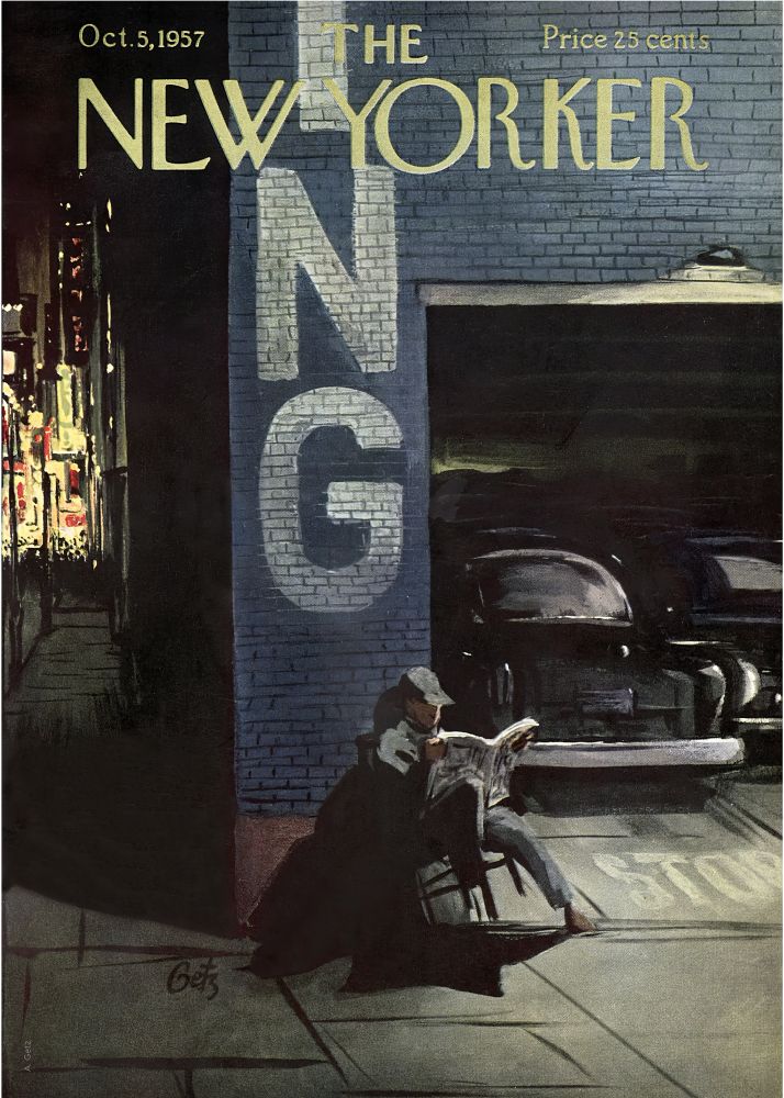 New Yorker Poster Printed | Premium Waterproof & Tear Resistant Full Colour Posters