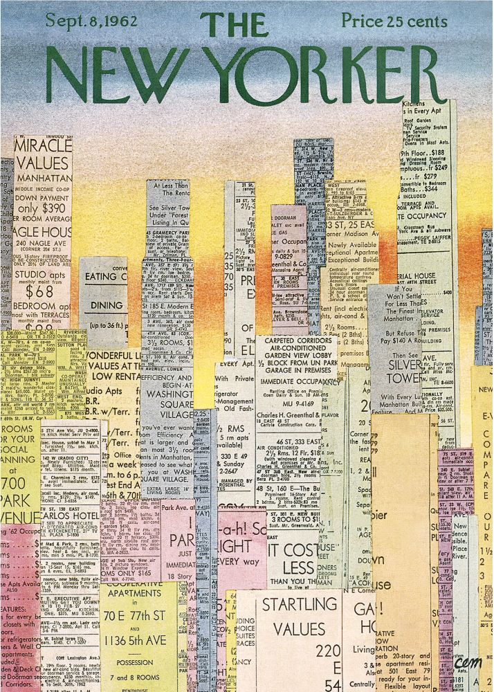 New Yorker Poster Printed | Premium Waterproof & Tear Resistant Full Colour Posters
