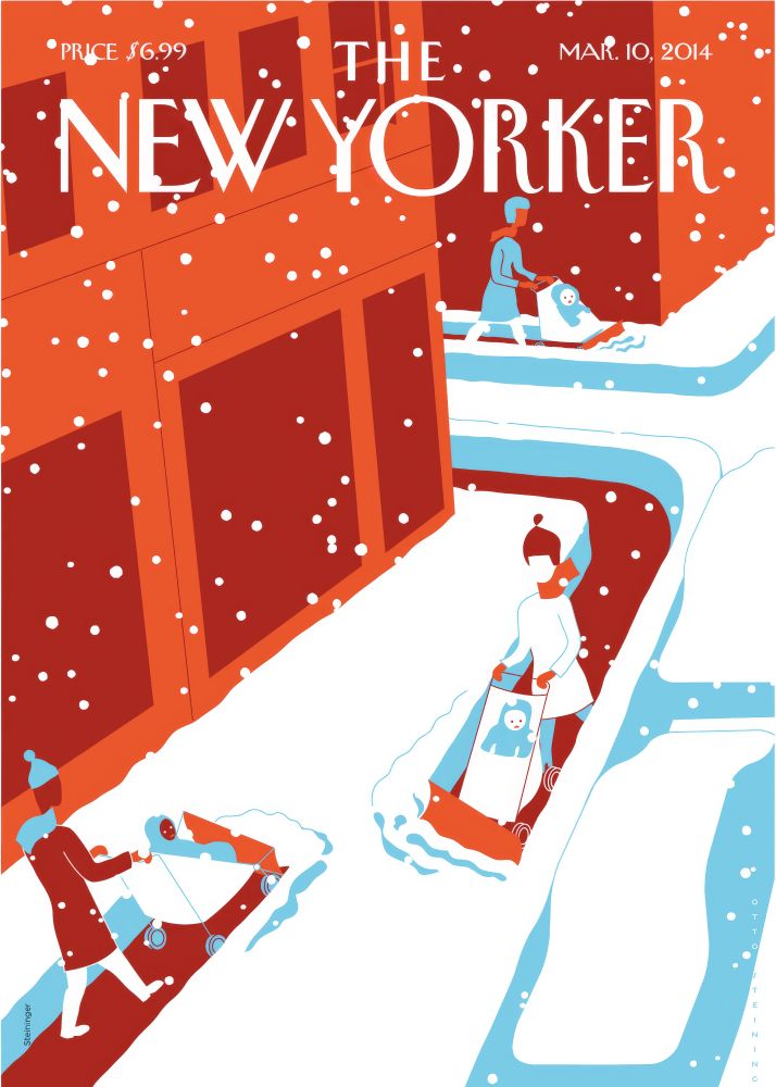 New Yorker Poster Printed | Premium Waterproof & Tear Resistant Full Colour Posters
