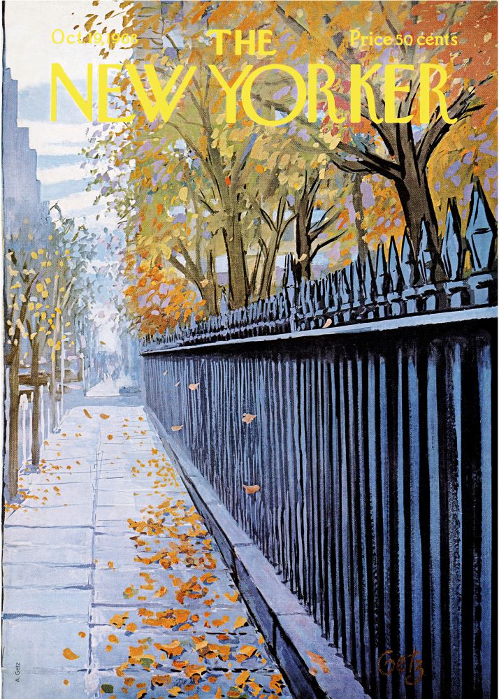 New Yorker Poster Printed | Premium Waterproof & Tear Resistant Full Colour Posters