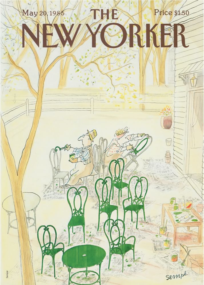 New Yorker Poster Printed | Premium Waterproof & Tear Resistant Full Colour Posters
