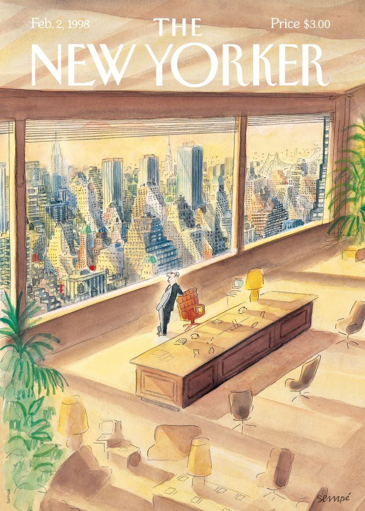 New Yorker Poster Printed | Premium Waterproof & Tear Resistant Full Colour Posters