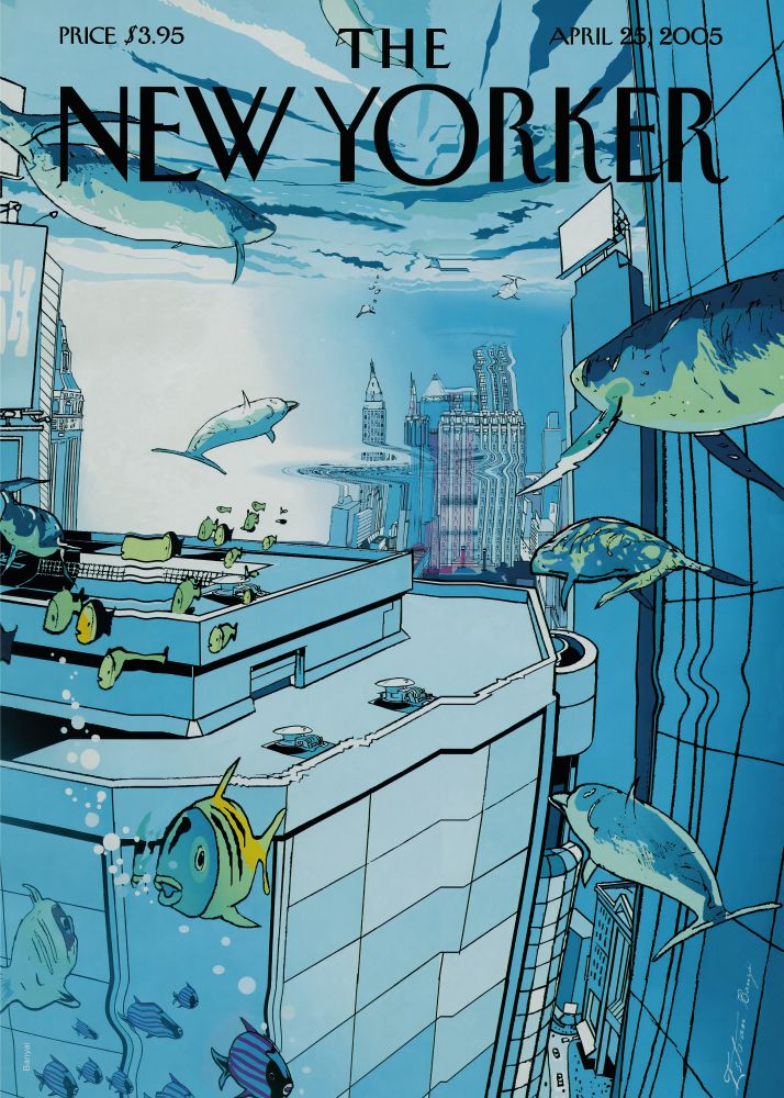 New Yorker Poster Printed | Premium Waterproof & Tear Resistant Full Colour Posters