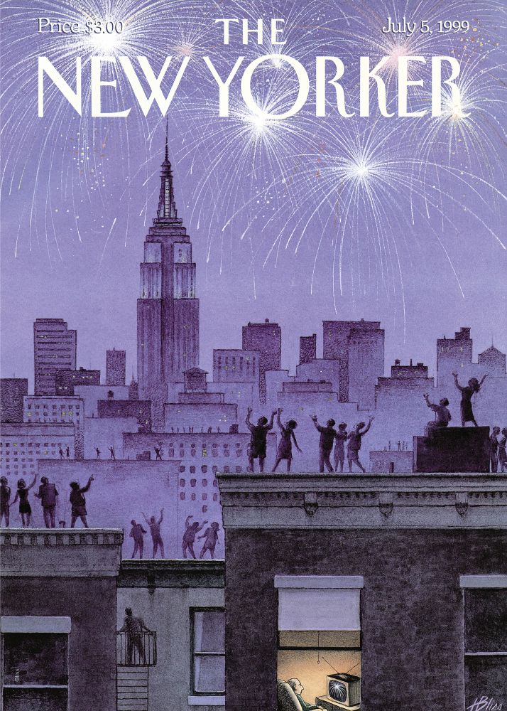 New Yorker Poster Printed | Premium Waterproof & Tear Resistant Full Colour Posters