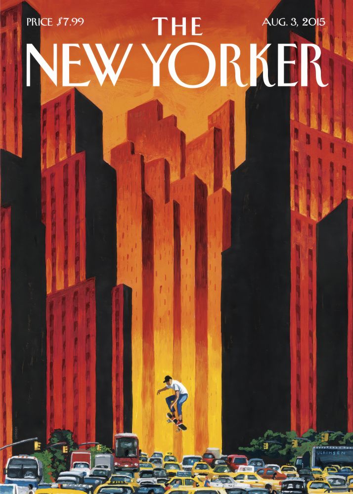 New Yorker Poster Printed | Premium Waterproof & Tear Resistant Full Colour Posters