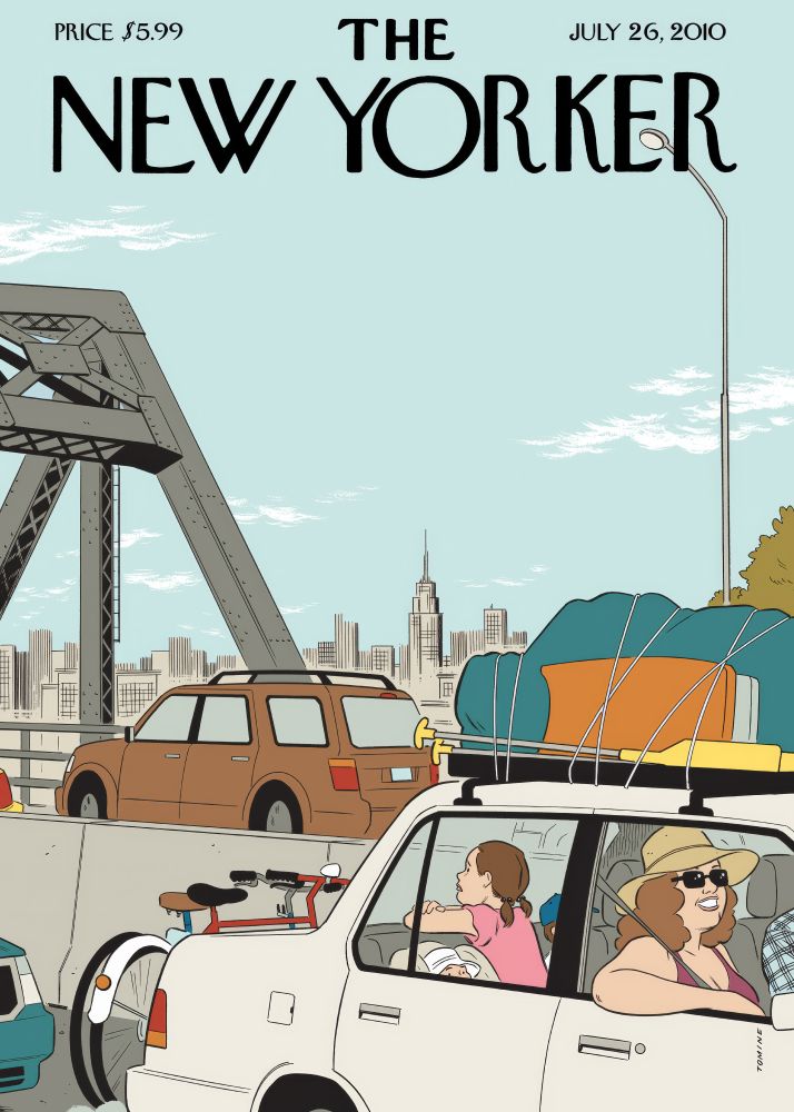 New Yorker Poster Printed | Premium Waterproof & Tear Resistant Full Colour Posters