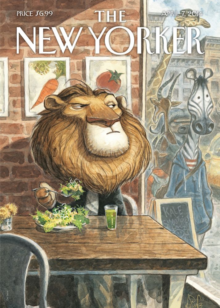 New Yorker Poster Printed | Premium Waterproof & Tear Resistant Full Colour Posters
