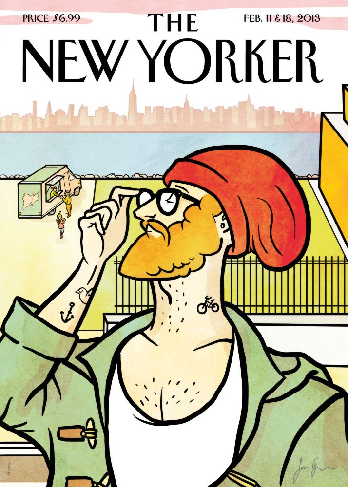 New Yorker Poster Printed | Premium Waterproof & Tear Resistant Full Colour Posters