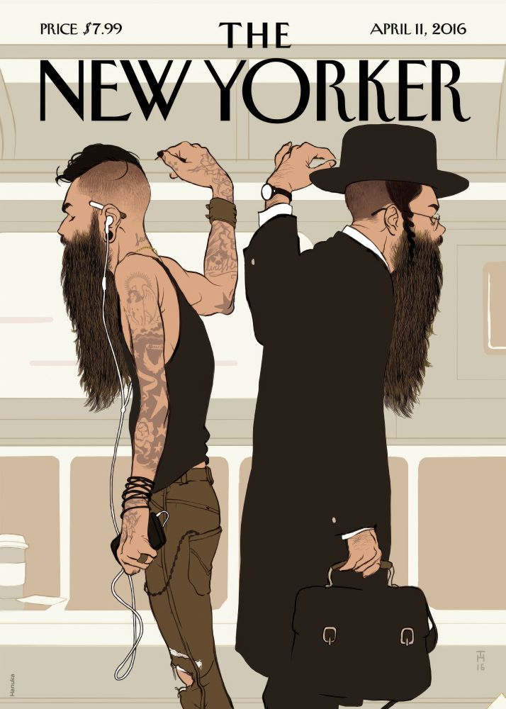 New Yorker Poster Printed | Premium Waterproof & Tear Resistant Full Colour Posters