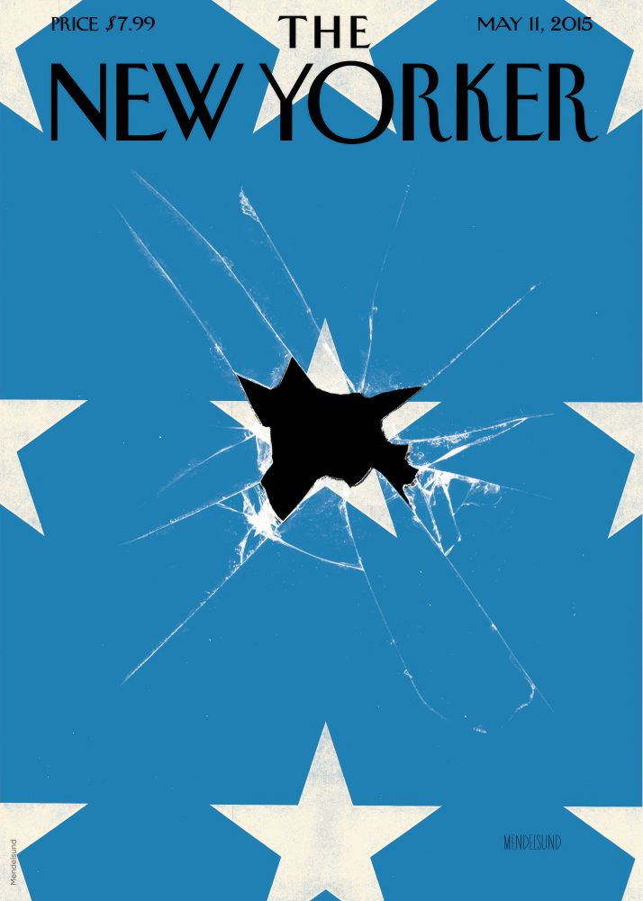 New Yorker Poster Printed | Premium Waterproof & Tear Resistant Full Colour Posters