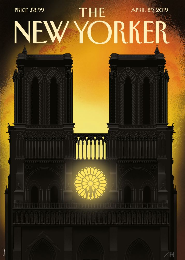 New Yorker Poster Printed | Premium Waterproof & Tear Resistant Full Colour Posters