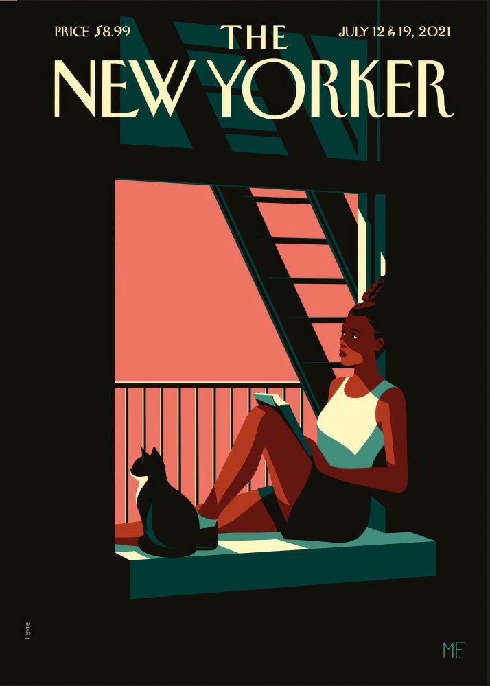 New Yorker Poster Printed | Premium Waterproof & Tear Resistant Full Colour Posters