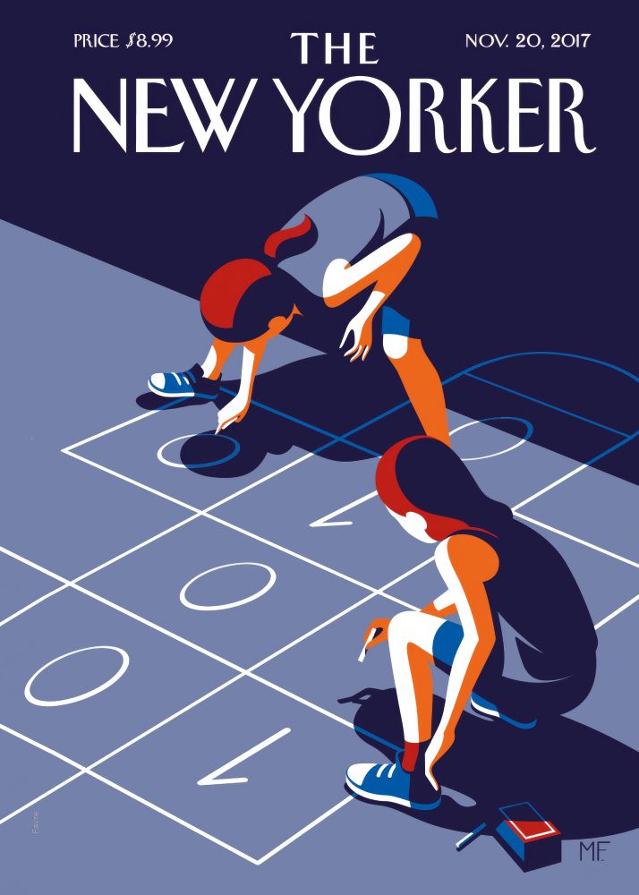 New Yorker Poster Printed | Premium Waterproof & Tear Resistant Full Colour Posters