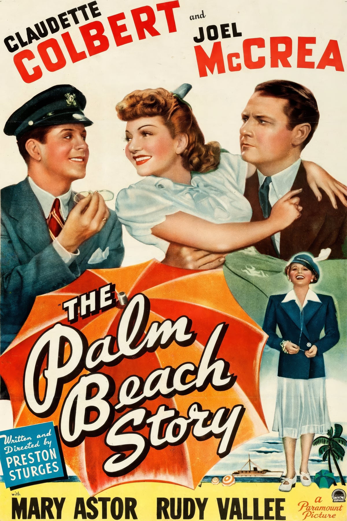 The Palm Beach Story (1942) Film/Movie Premium Waterproof & Tear Resistant Posters