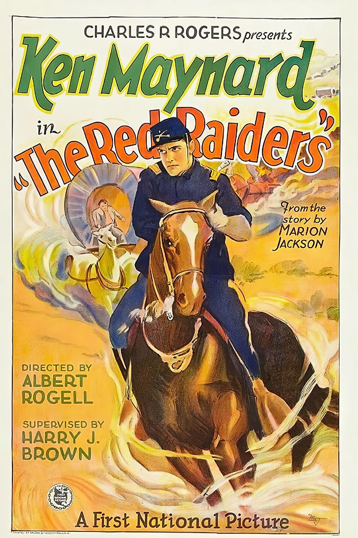 1920 The Red Raiders (1927) Film/Movie Premium Waterproof & Tear Resistant Posters