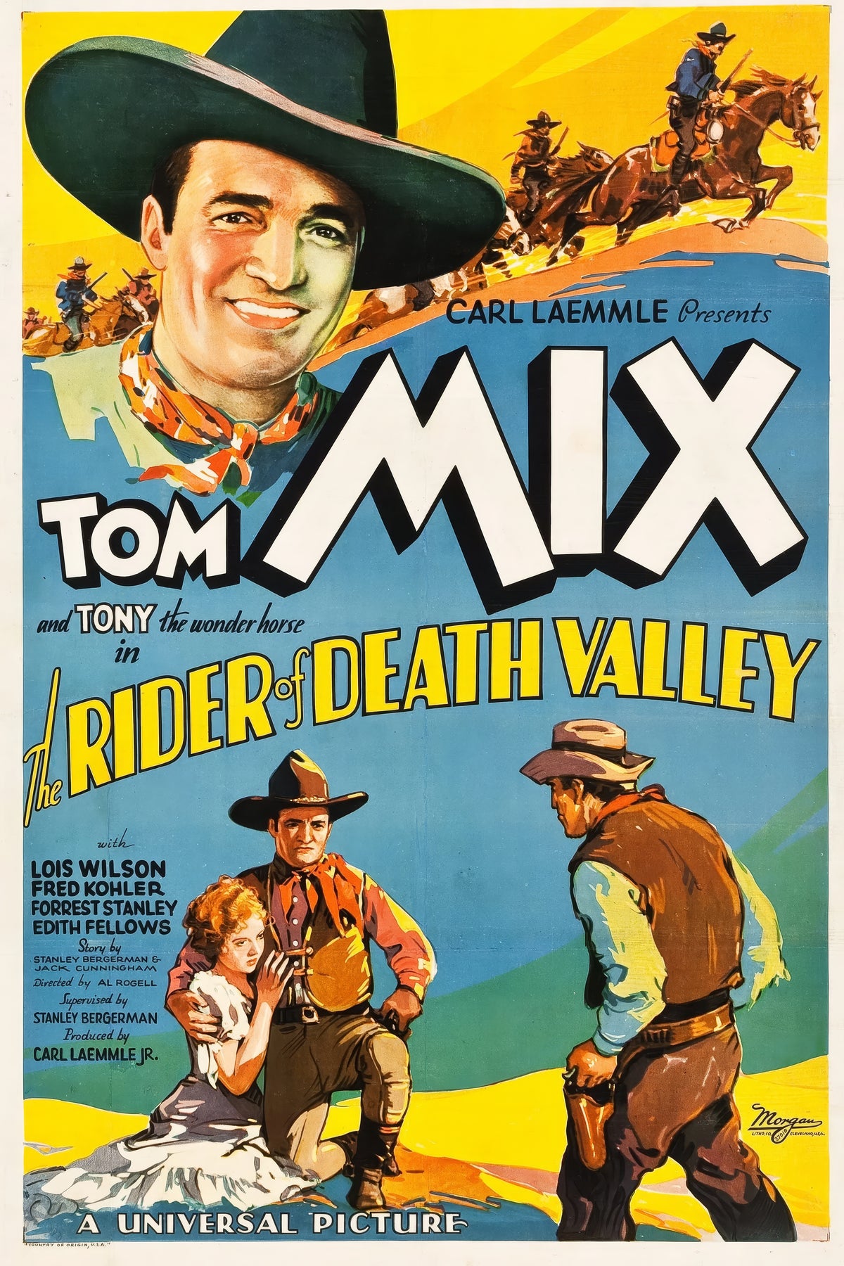 The Rider of Death Valley (1932) Film/Movie Premium Waterproof & Tear Resistant Posters
