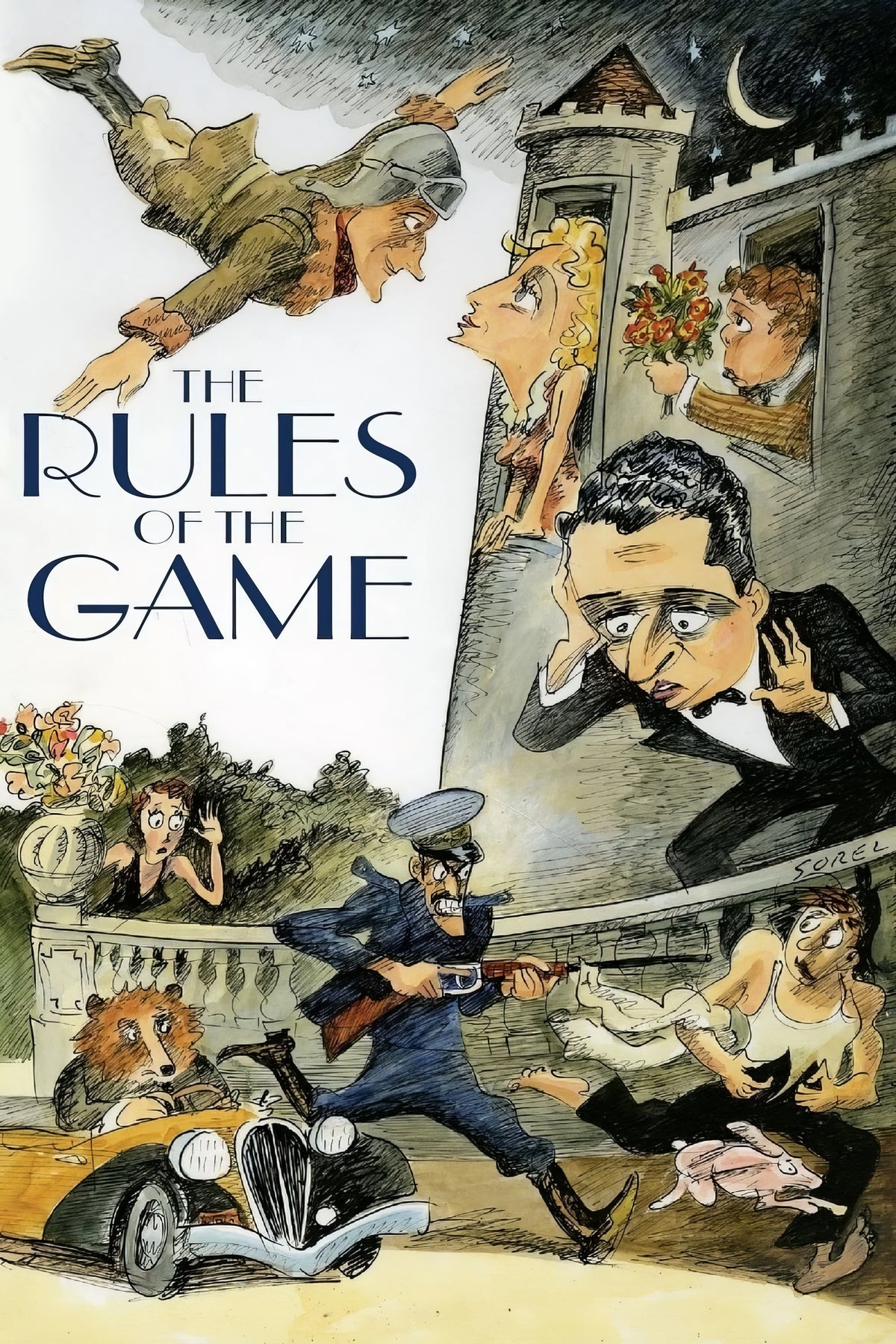 The Rules of the Game (1939) Film/Movie Premium Waterproof & Tear Resistant Posters