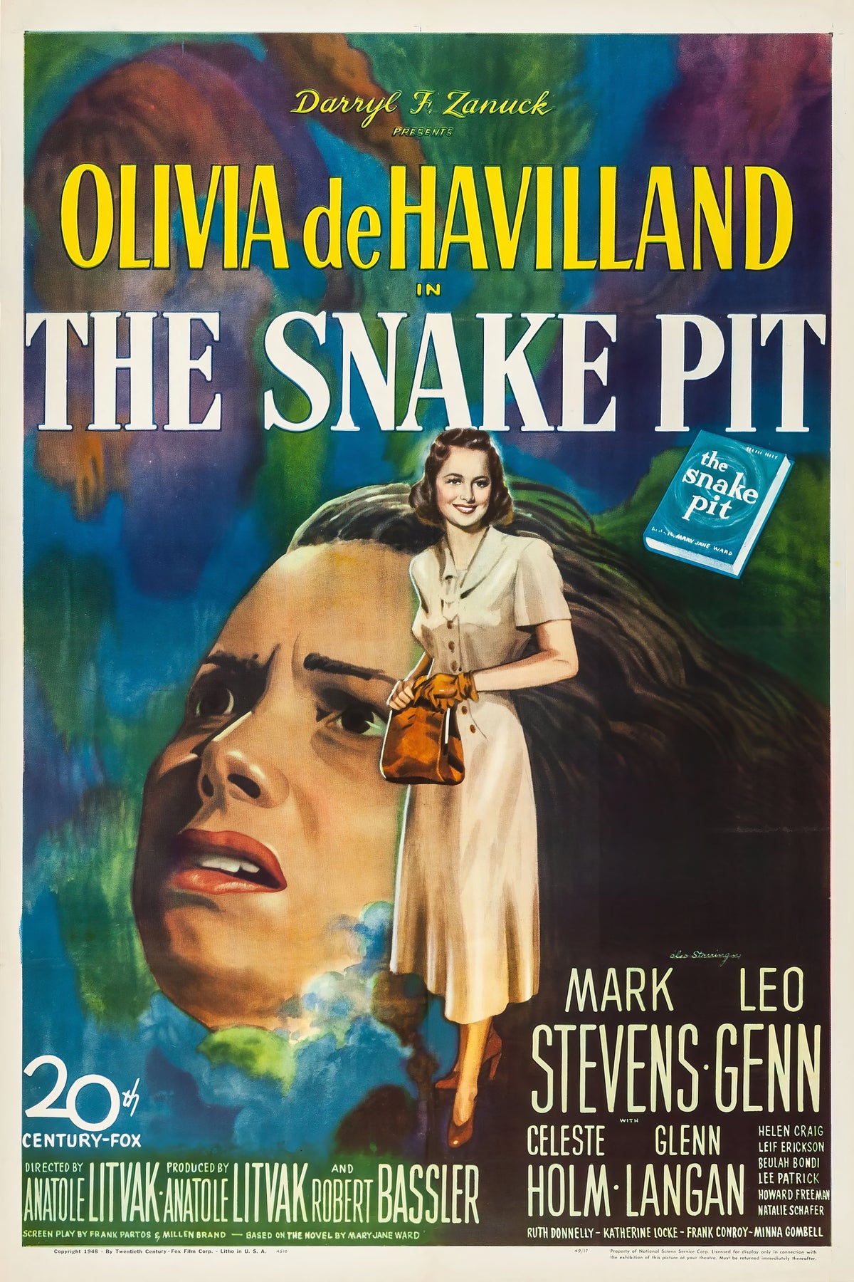 The Snake Pit (1948) Film/Movie Premium Waterproof & Tear Resistant Posters