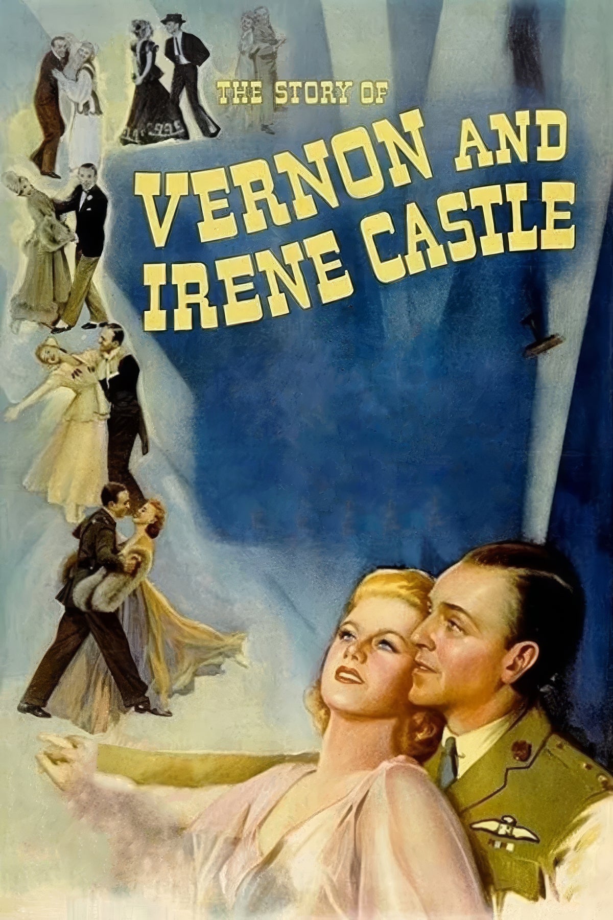 The Story of Vernon and Irene Castle (1939) Film/Movie Premium Waterproof & Tear Resistant Posters