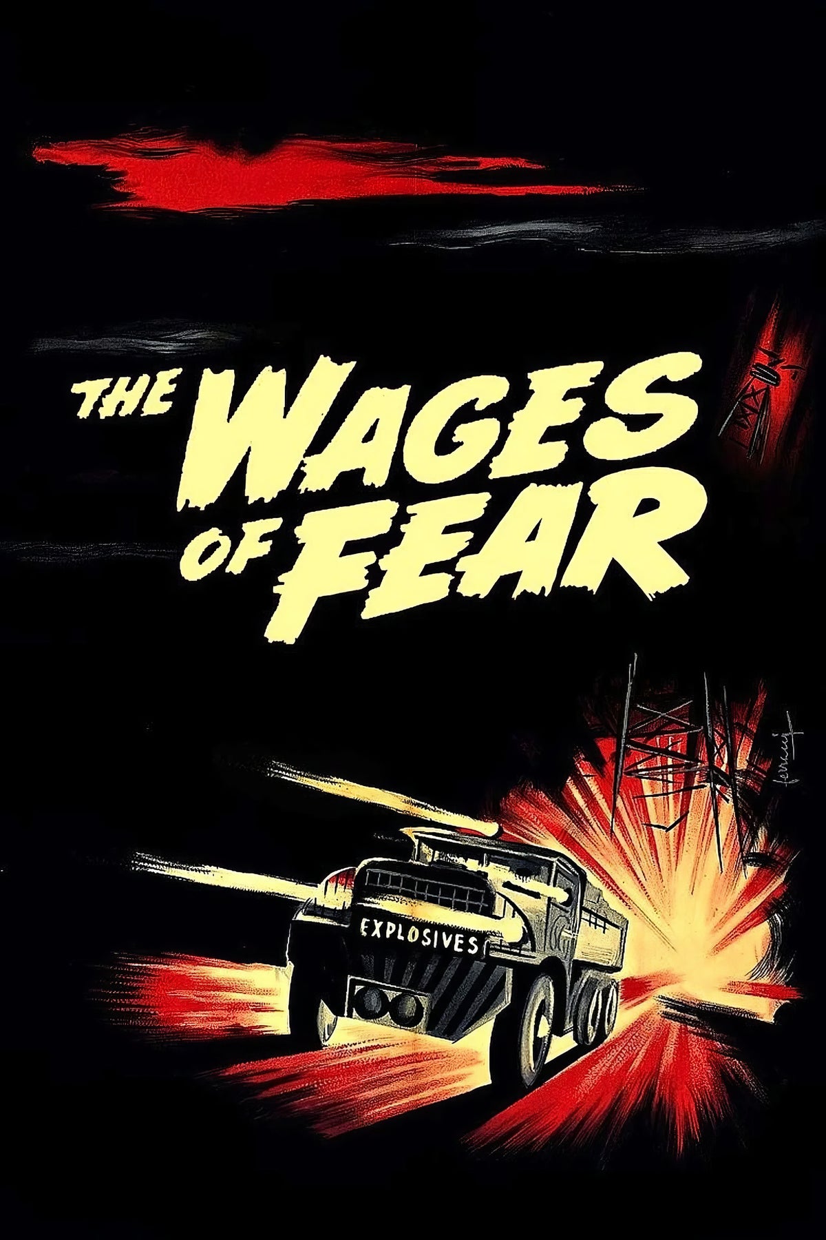 The Wages of Fear (1953) Film/Movie Premium Waterproof & Tear Resistant Posters