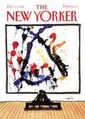 NY35 New Yorker Magazine Cover (1990) Printed | Premium Waterproof & Tear Resistant Full Colour Posters