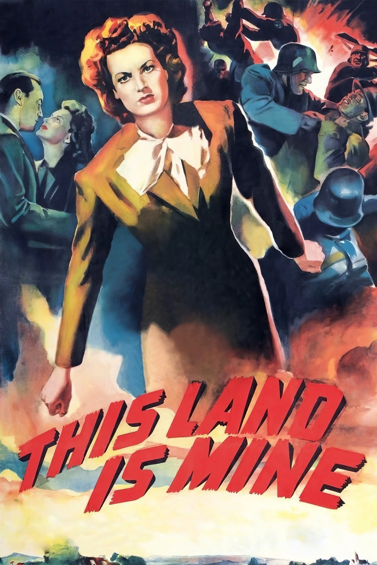 This Land Is Mine (1943) Film/Movie Premium Waterproof & Tear Resistant Posters