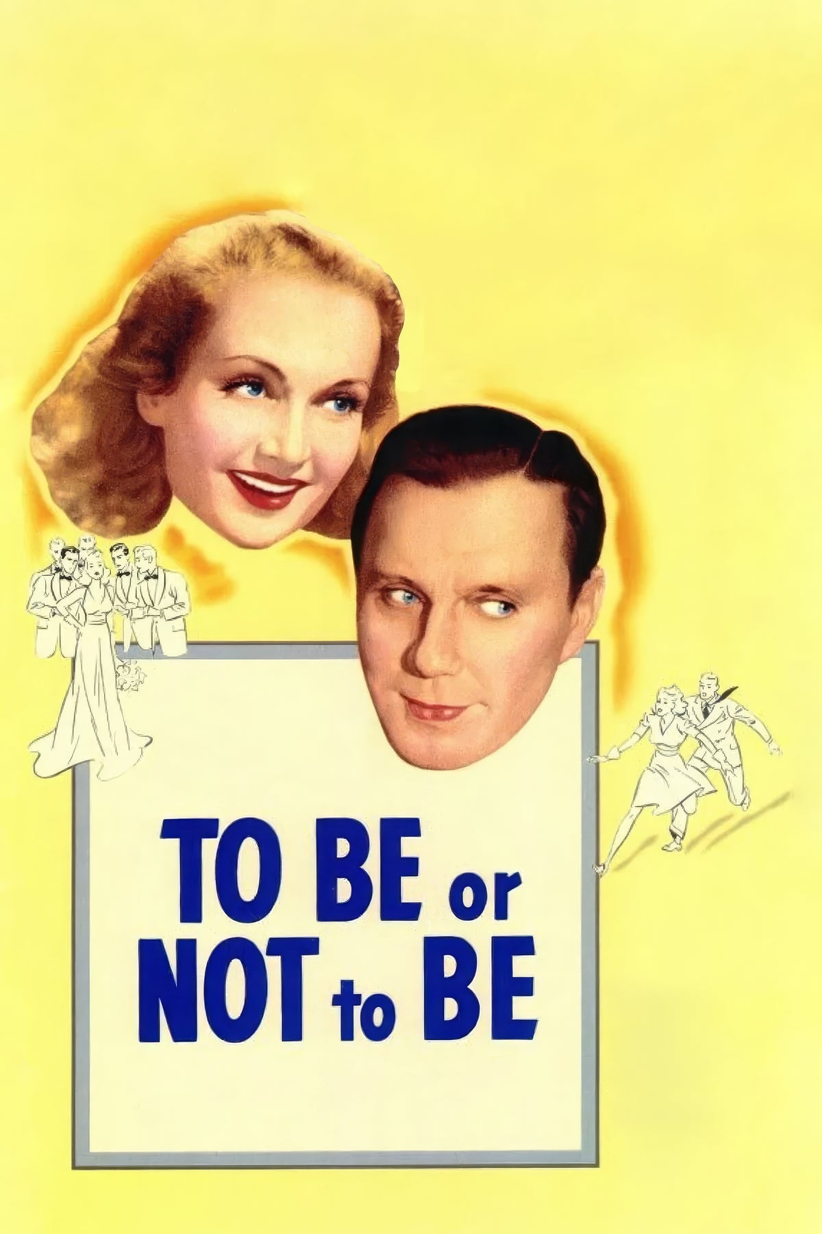 To Be or Not to Be (1942) Film/Movie Premium Waterproof & Tear Resistant Posters