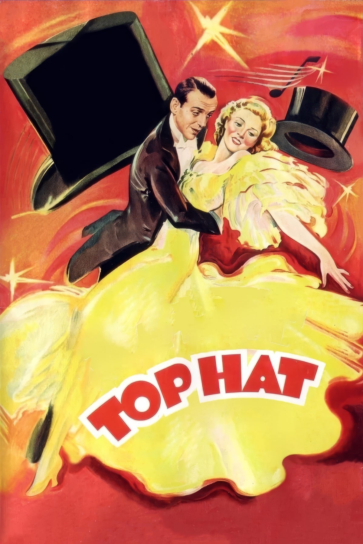 Top Hat (1935) Film/Movie Premium Waterproof & Tear Resistant Posters