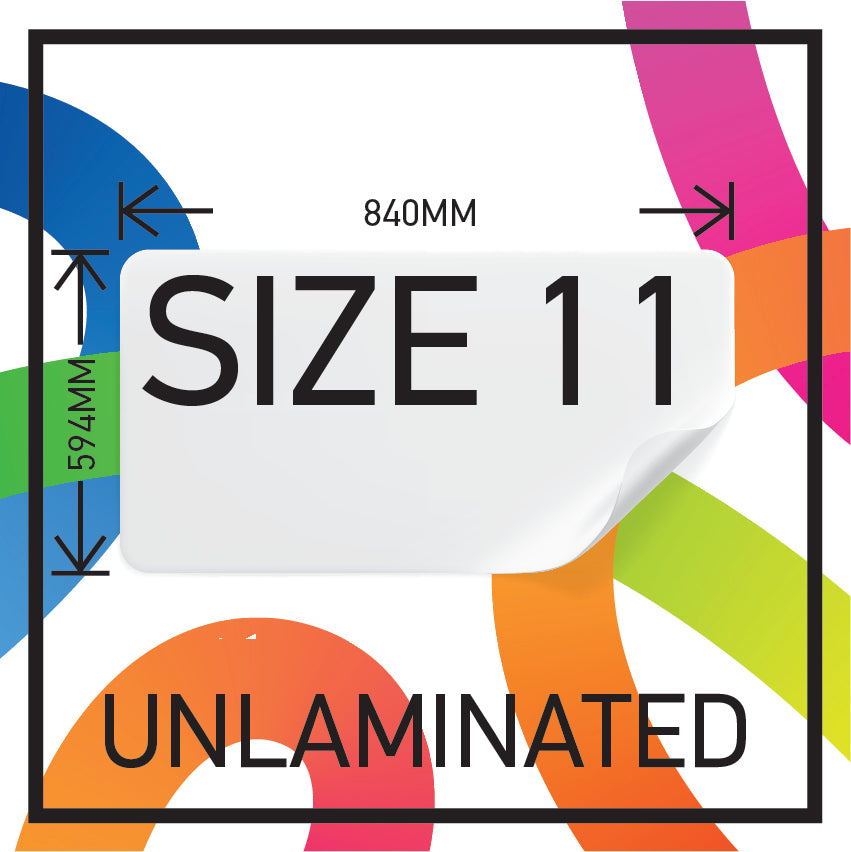 Printed Rectangle Stickers - Custom Logo labels - Personalised  Various Sizes