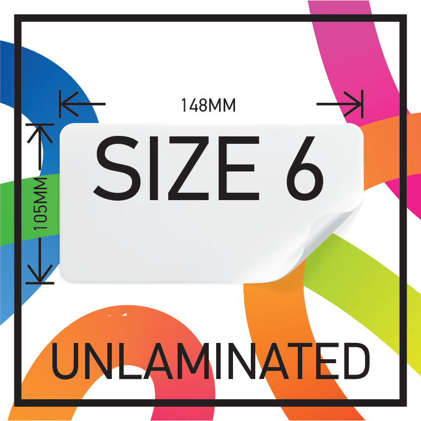 Printed Rectangle Stickers - Custom Logo labels - Personalised  Various Sizes