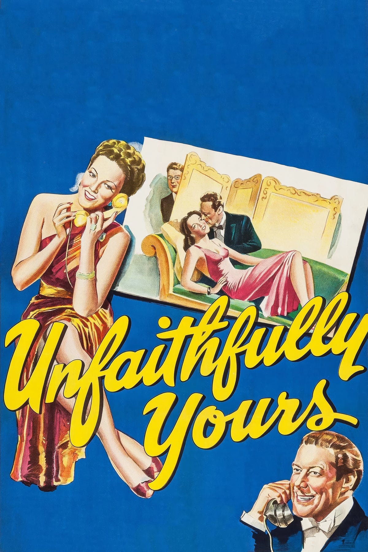 Unfaithfully Yours (1948) Film/Movie Premium Waterproof & Tear Resistant Posters