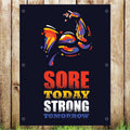 VB001 The Iron Never Lies Advertising Pub Business Banner Indoor/Outdoor Waterproof PVC